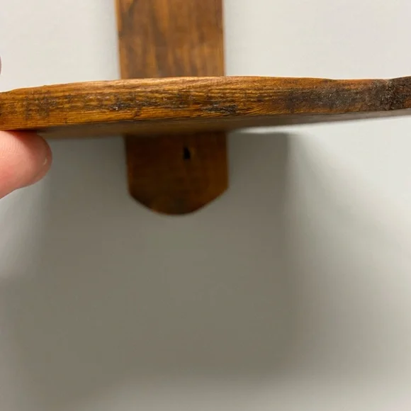 Rustic Wood Primitive Shelf - Picture 2 of 4